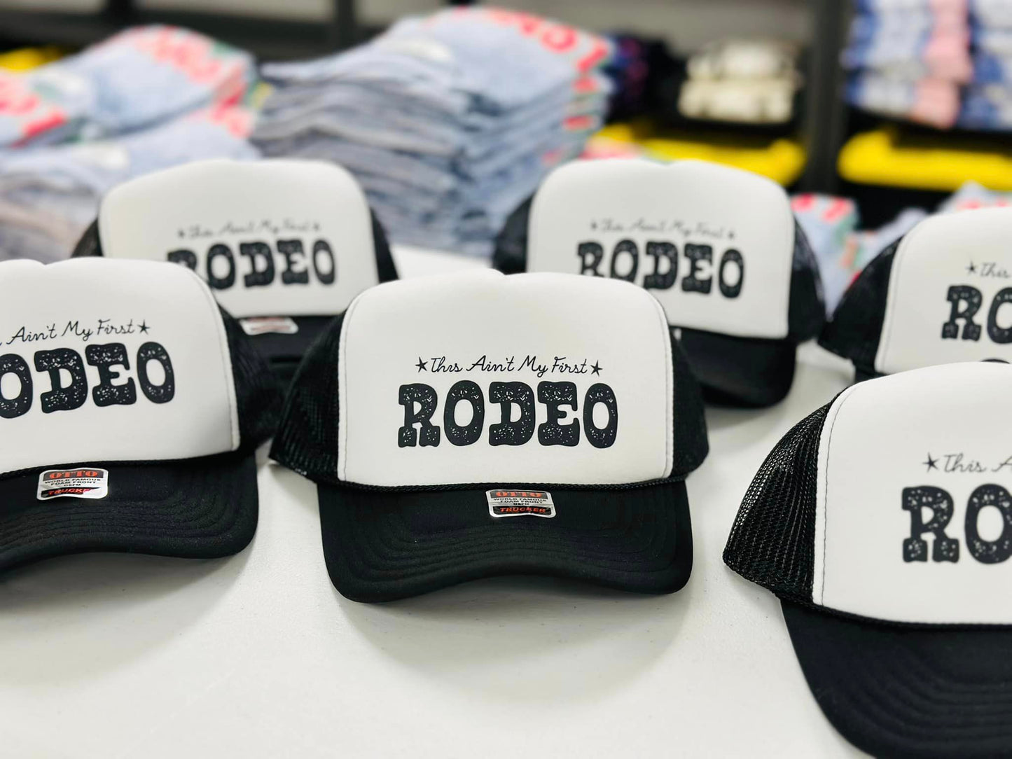 This Ain't My First Rodeo | Black | Trucker Hat