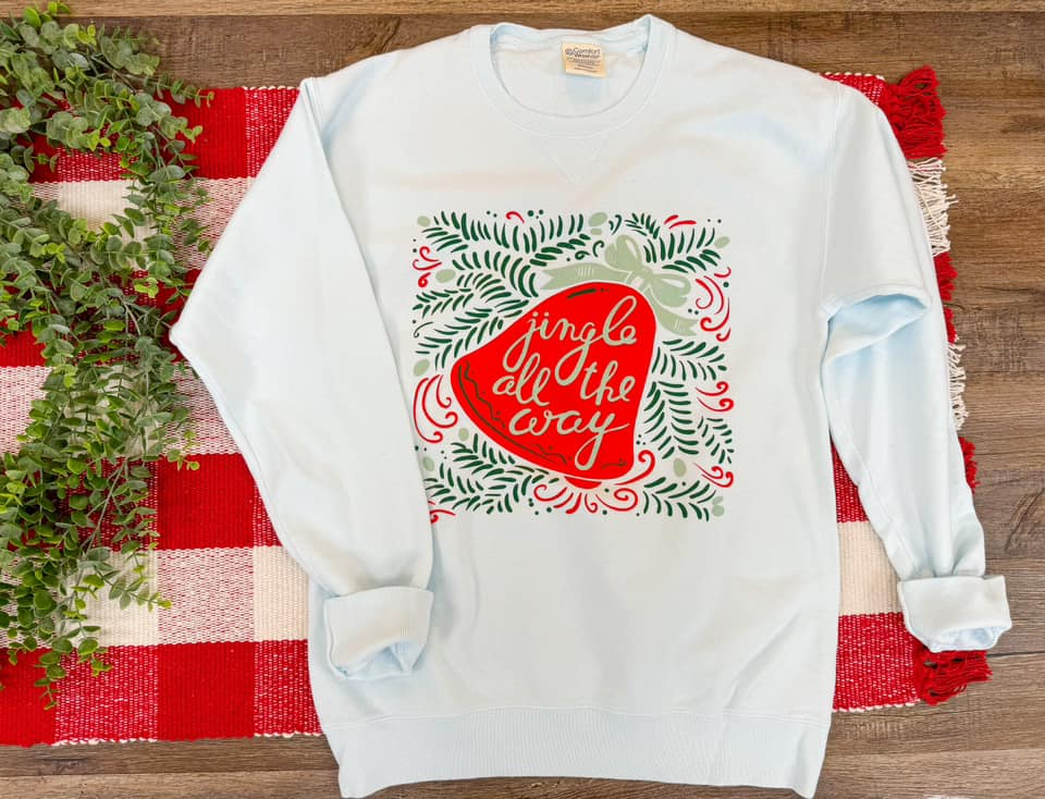 Jingle All The Way | Blue | Sweatshirt