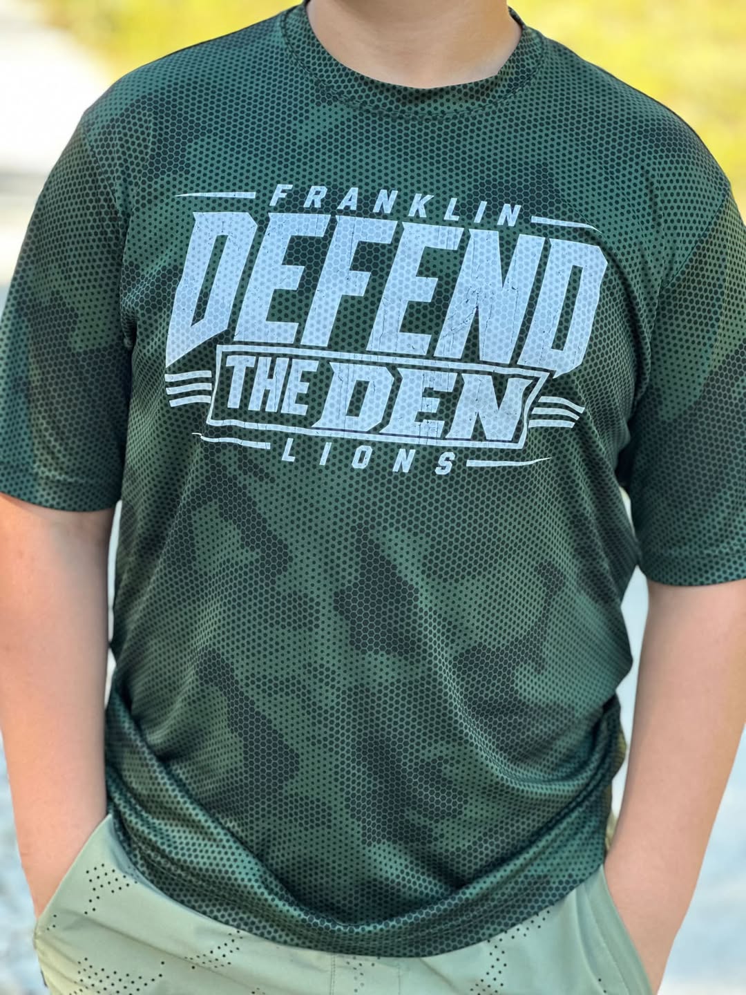Defend The Den | Forest Camo | Short Sleeve