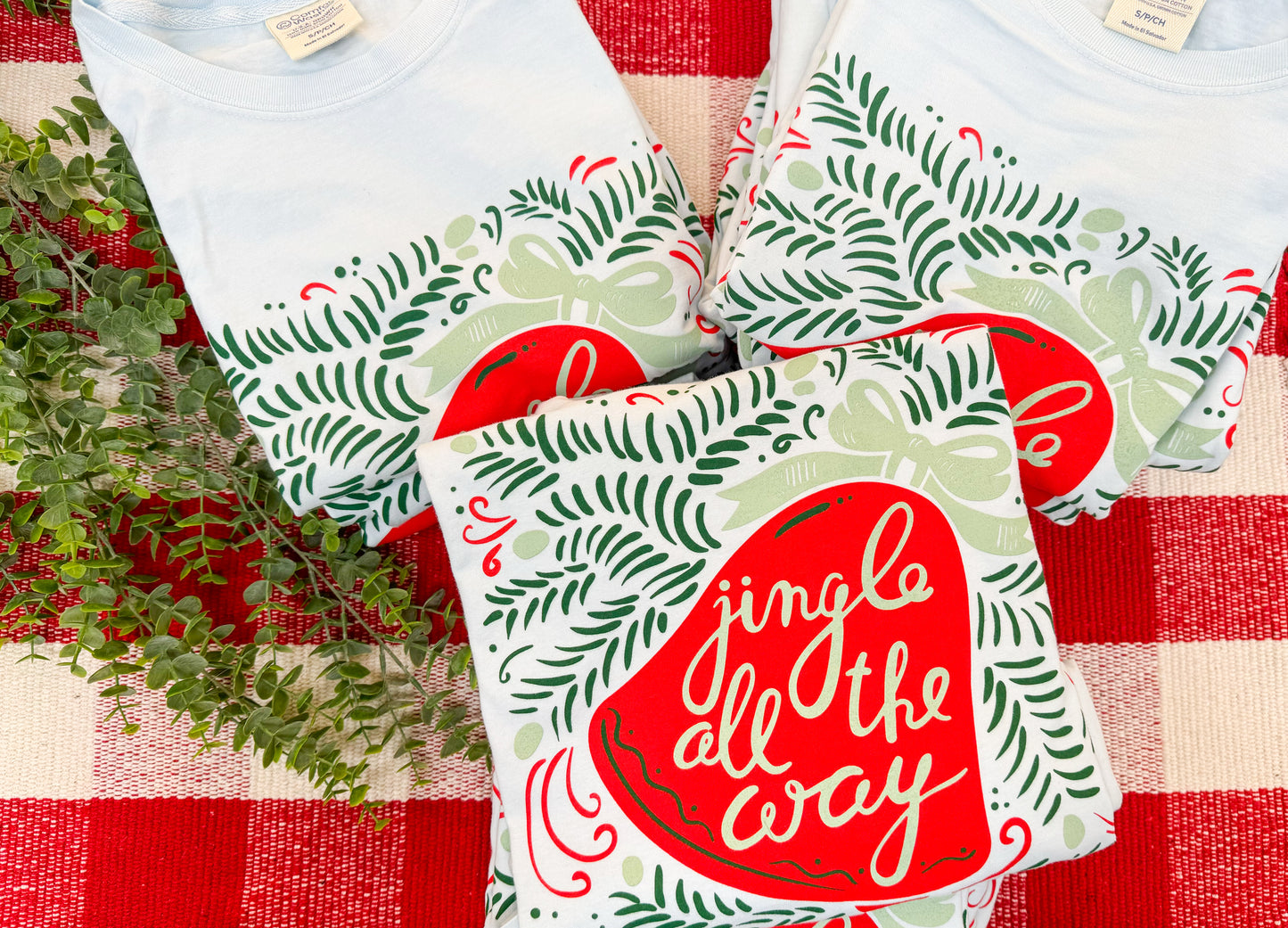 Jingle All The Way | Blue | Long Sleeve
