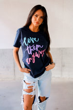 Load image into Gallery viewer, Love Them Anyway | Navy | Short Sleeve
