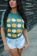 Load image into Gallery viewer, Pumpkin Patch | Pine | Short Sleeve Tee
