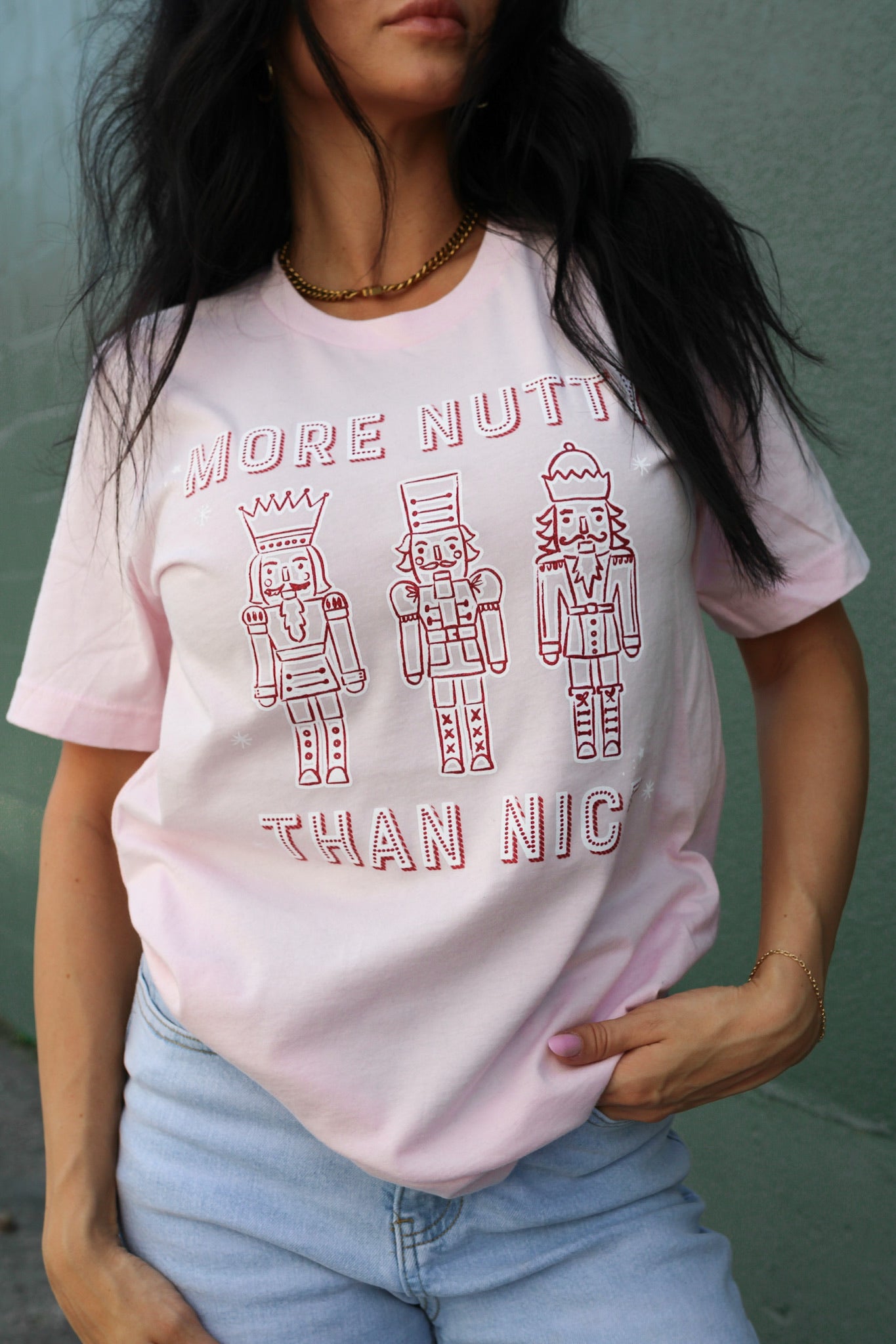 Nutty Nice | Pink | Short Sleeve