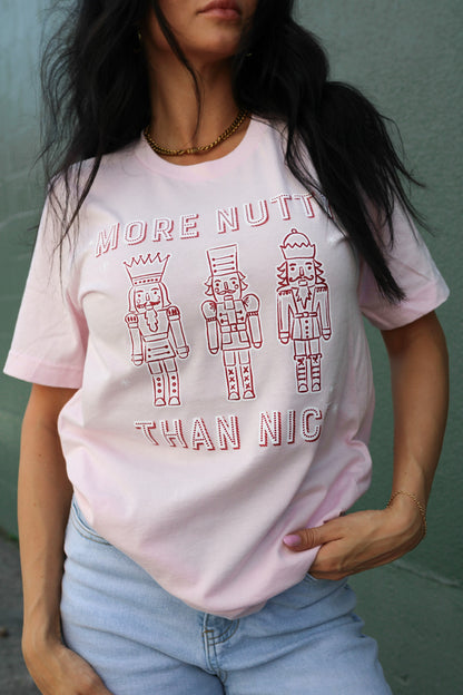 Nutty Nice | Pink | Short Sleeve