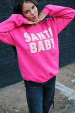 Load image into Gallery viewer, Santa Baby | Pink | Sweatshirt
