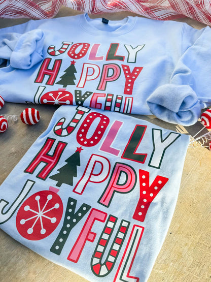 Jolly Happy Joyful | Short-sleeve Tee