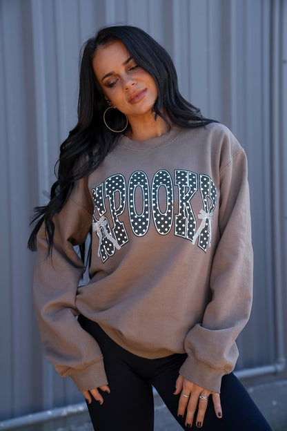 Sweatshirt Spooky | Brown | Sweatshirt