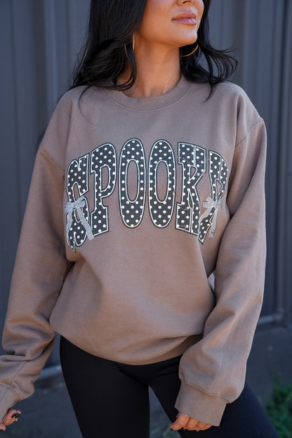 Sweatshirt Spooky | Brown | Sweatshirt