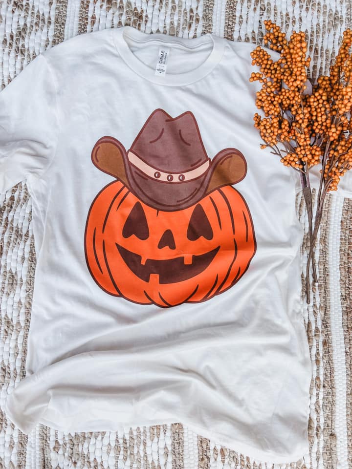 Howdy Pumpkin | Vintage White | Short Sleeve Tee