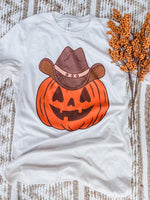 Load image into Gallery viewer, Howdy Pumpkin | Vintage White | Short Sleeve Tee

