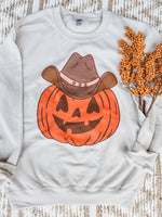 Load image into Gallery viewer, Howdy Pumpkin | Sand | Sweatshirt
