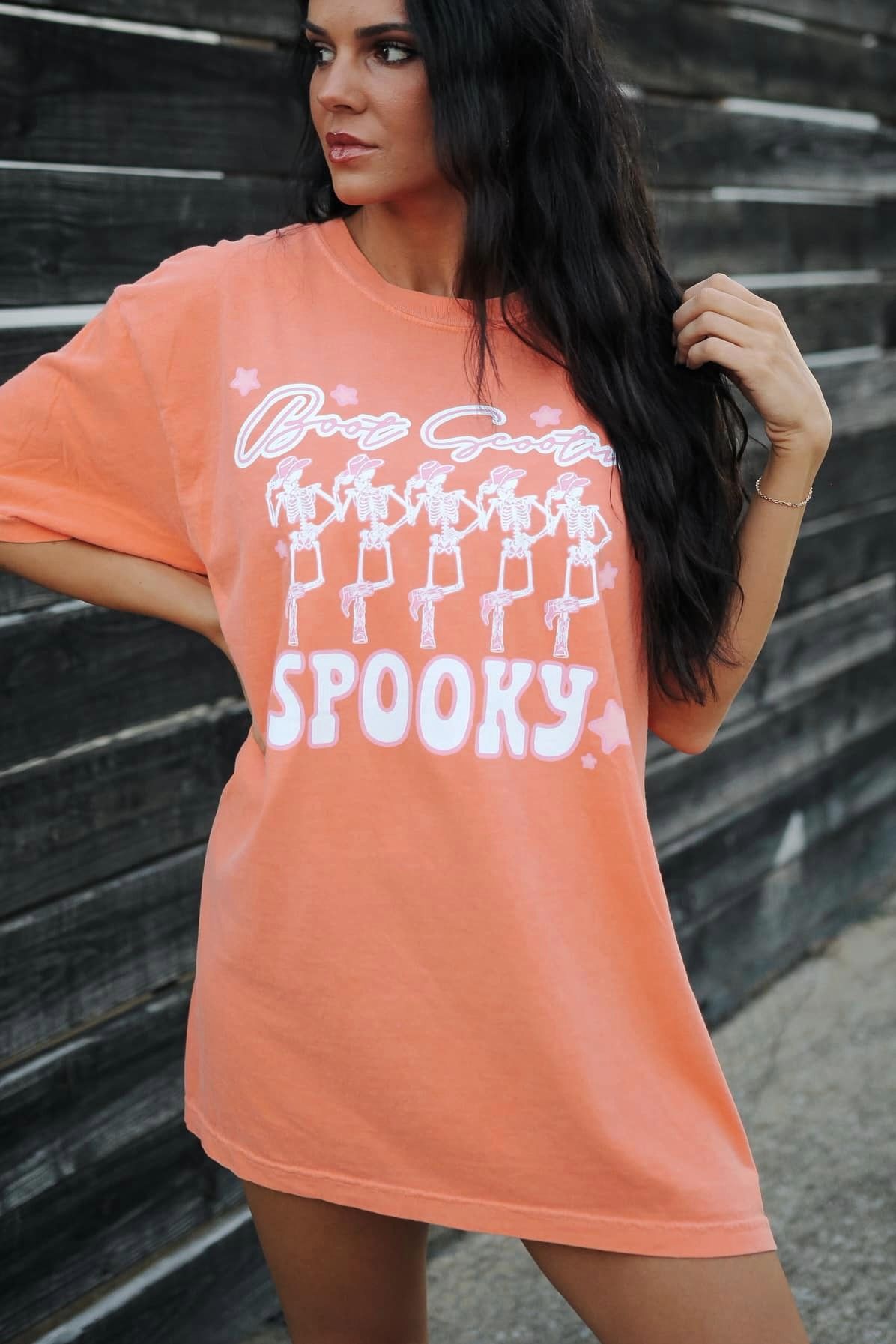 Boot Scootin Spooky | Melon | Short Sleeve Tee