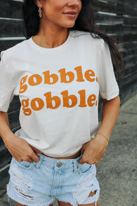 Gobble Gobble | Vintage White | Short Sleeve Tee