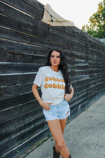 Load image into Gallery viewer, Gobble Gobble | Vintage White | Short Sleeve Tee
