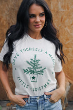 Load image into Gallery viewer, Merry Little Christmas | Vintage White | Short Sleeve
