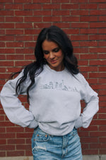 Load image into Gallery viewer, Nativity Scene | Ash | Christmas Sweatshirt
