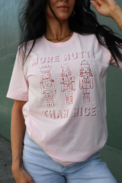 Nutty Nice | Pink | Short Sleeve