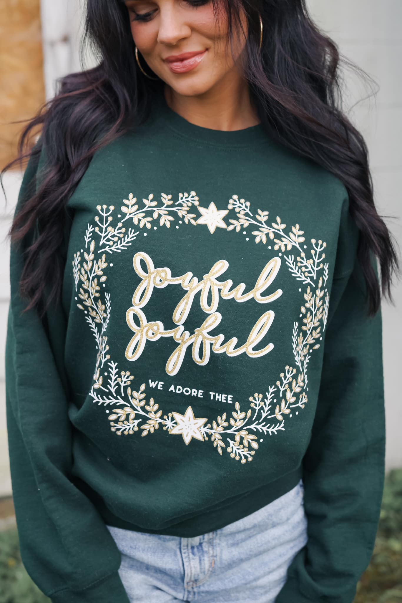 Joyful Joyful | Green | Sweatshirt