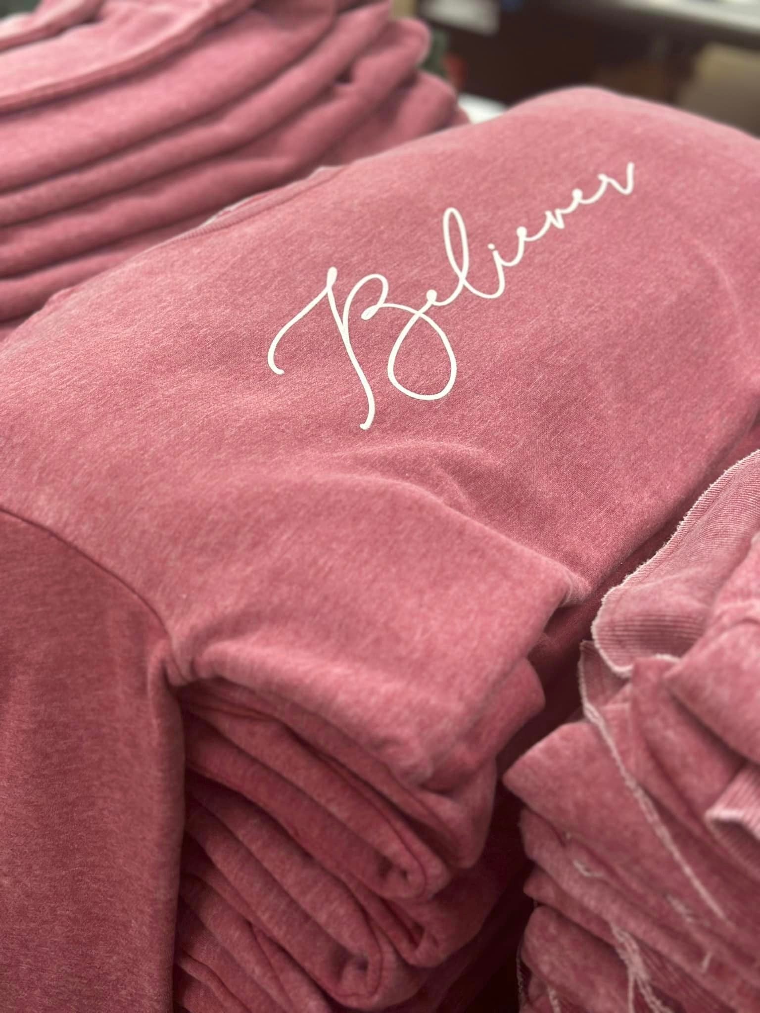 Believer | Vintage Crimson | Vintage Fleece