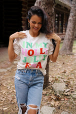 Load image into Gallery viewer, Holly Jolly Era | Vintage White | Short Sleeve
