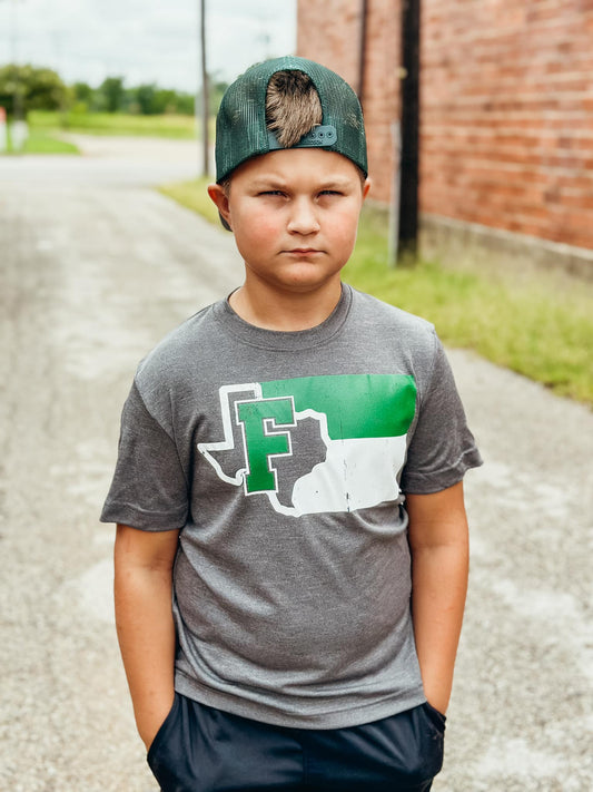 Franklin Flag | Dark Heather Grey | Short Sleeve