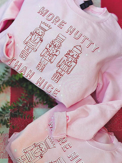 Nutty Nice | Pink | Sweatshirt