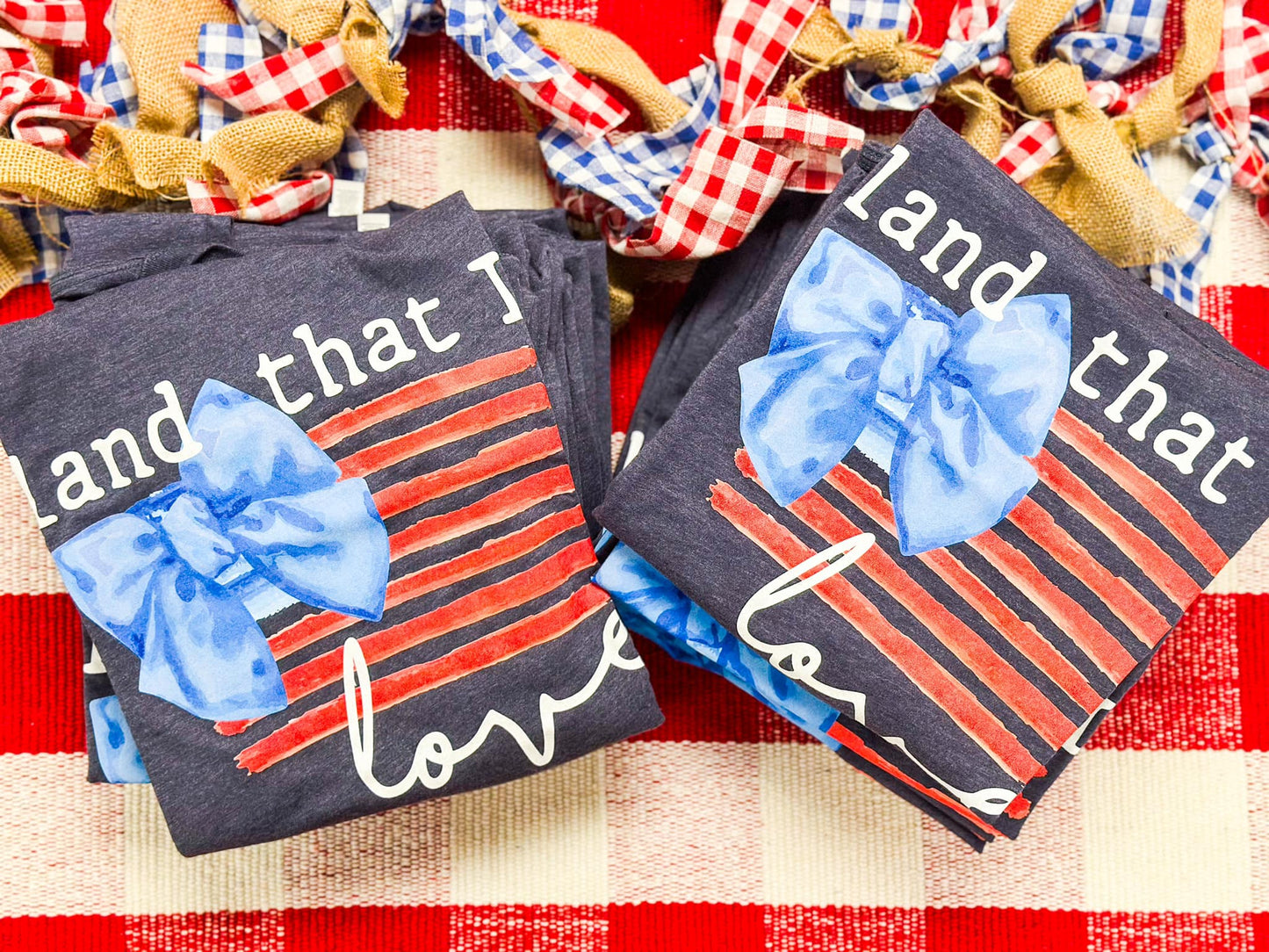 Land That I Love | Heather Navy | Short Sleeve