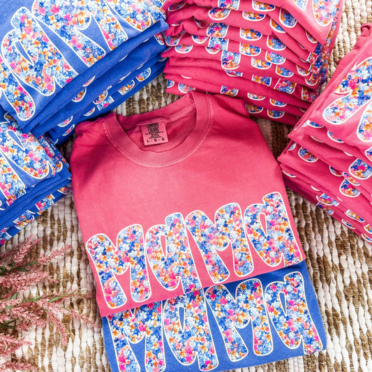 Mama Floral | Berry | Short Sleeve
