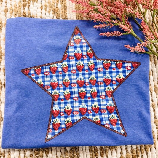 Red White & Berry | Columbia Blue | Short Sleeve