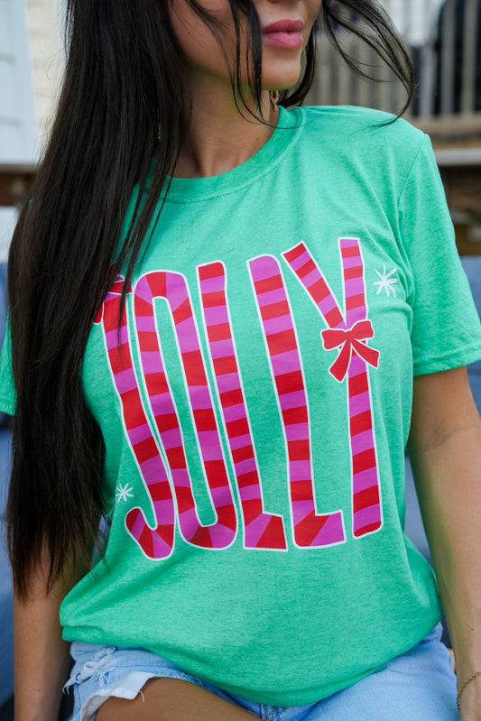 Bold & Bright Jolly | Green | Short Sleeve Tee