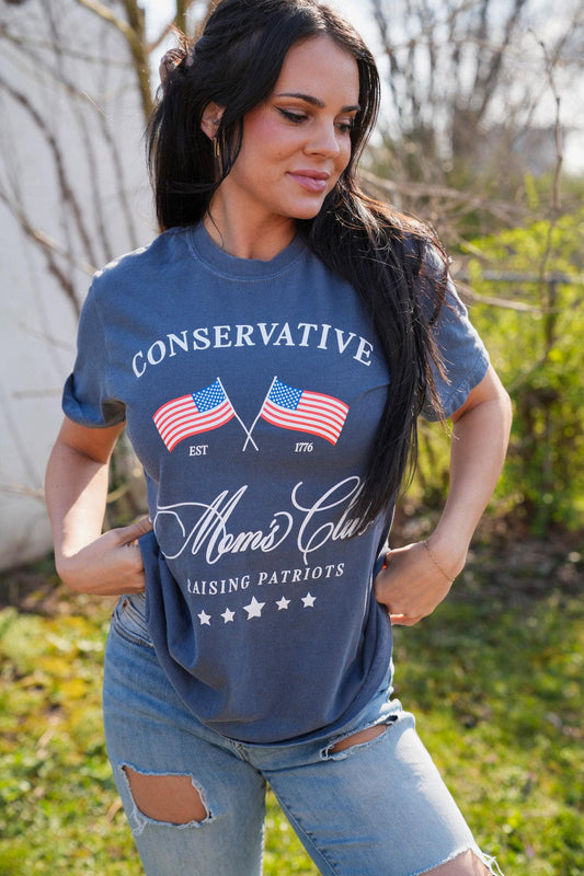 Conservative Mom's Club | Denim | Short Sleeve