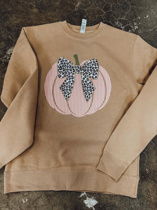 Seersucker Pumpkin | Sandstone | Sweatshirt