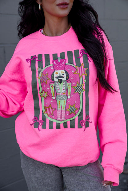 *MISPRINT* Nutcracker | Neon Pink | Sweatshirt