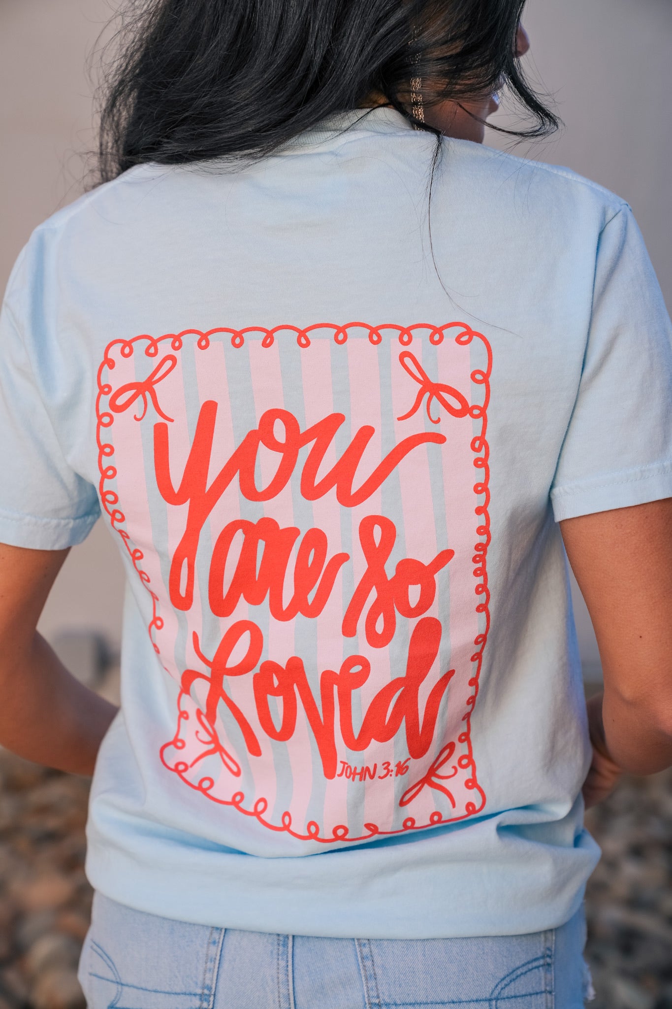 You Are So Loved | Chambray | Short Sleeve