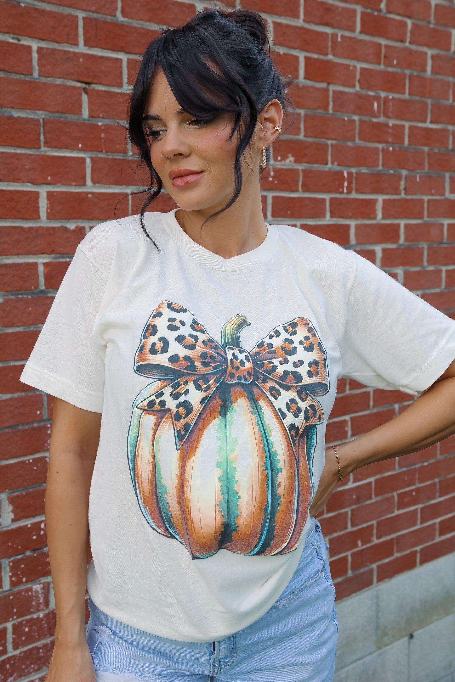Leopard Pumpkin | Vintage | Short Sleeve