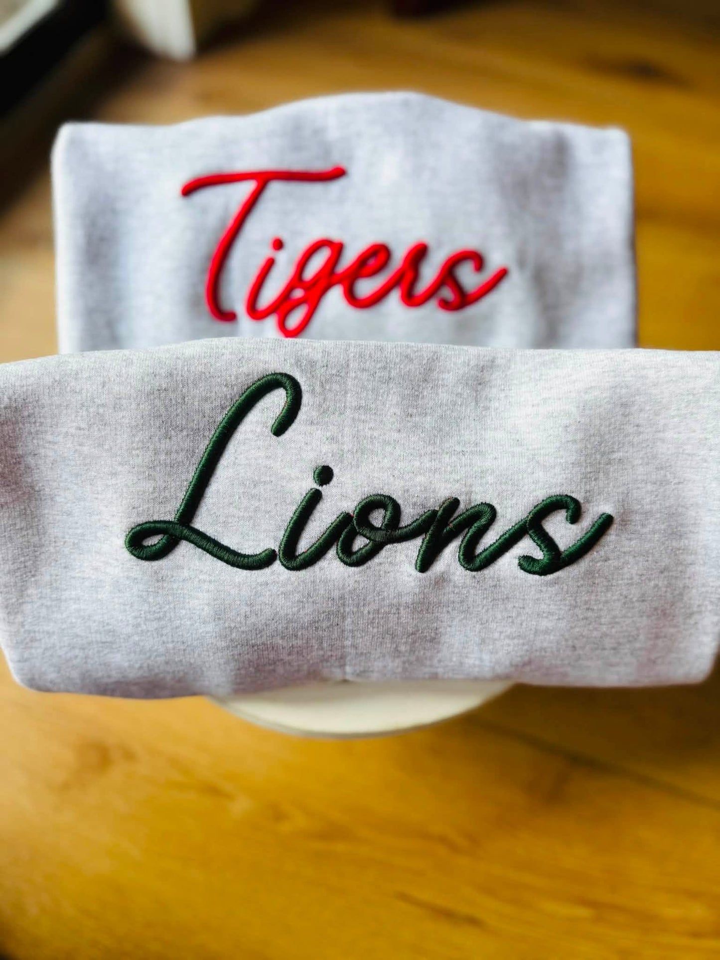 Custom 3D Puff Embroidered Mascot Sweatshirt
