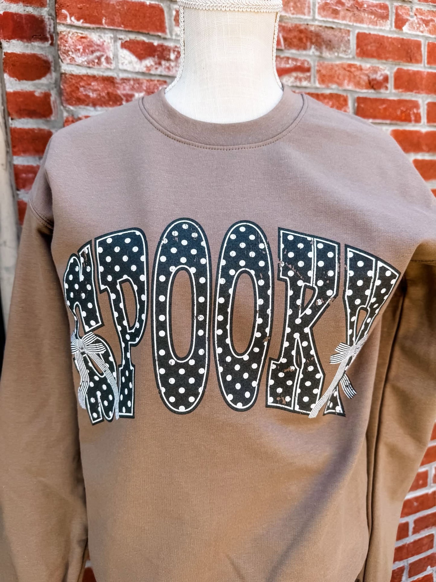 Sweatshirt Spooky | Brown | Sweatshirt