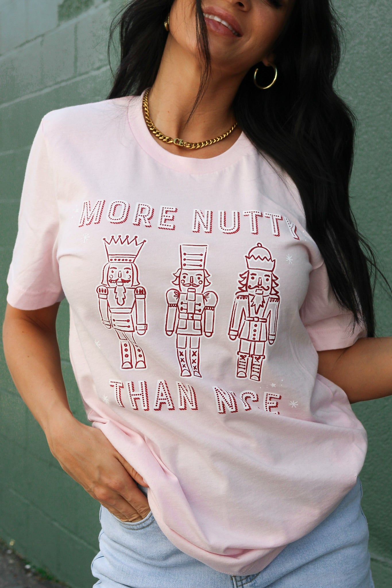 Nutty Nice | Pink | Short Sleeve