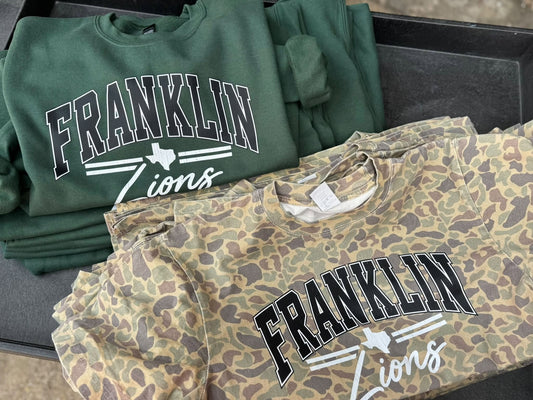 Franklin Lions | Duck Camo Short Sleeve Tee