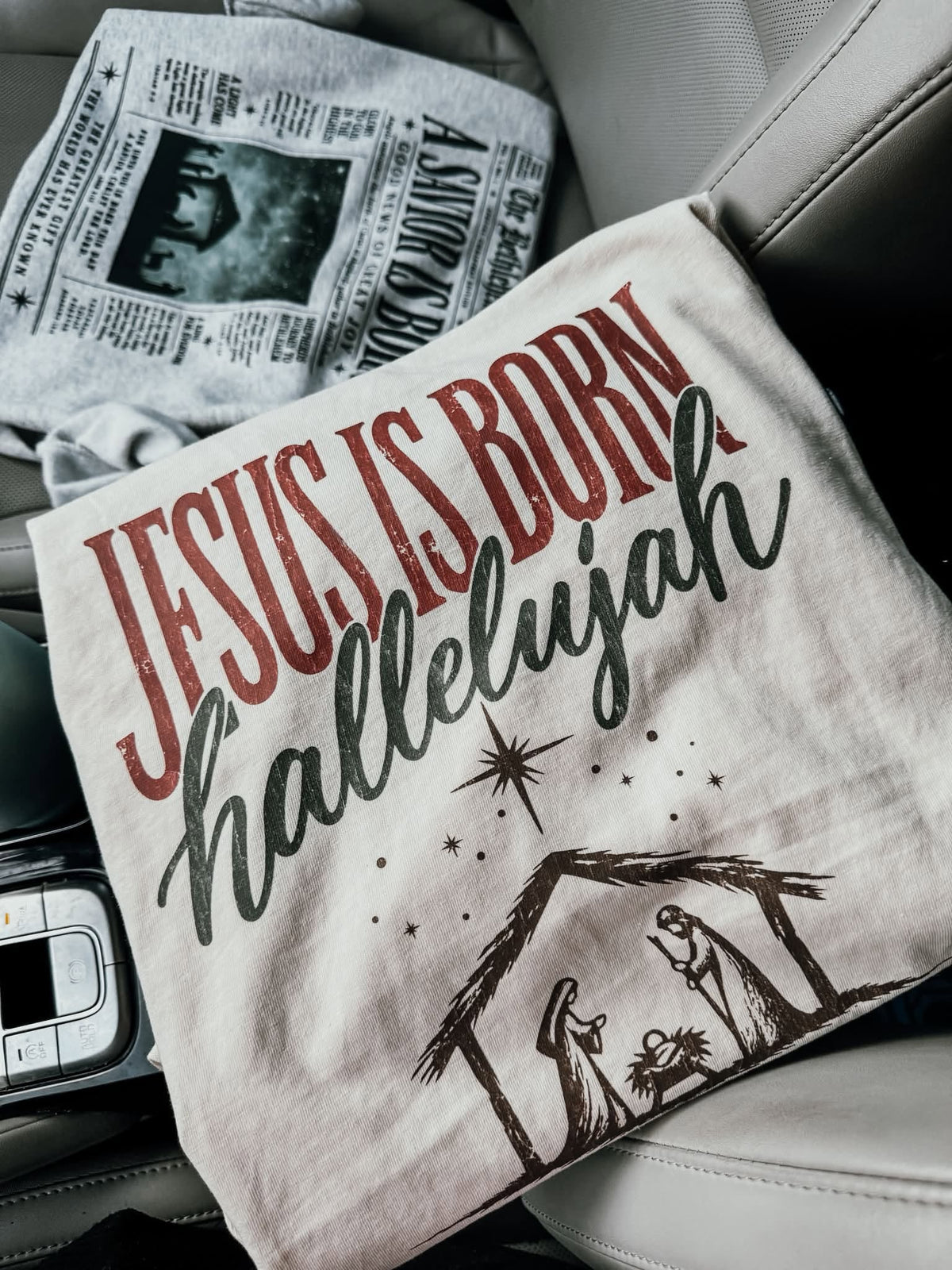 Jesus is Born Hallelujah | Short Sleeve Tee