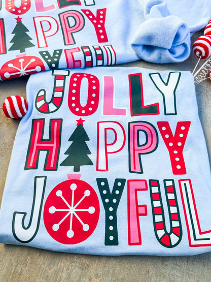 Jolly Happy Joyful | Short-sleeve Tee