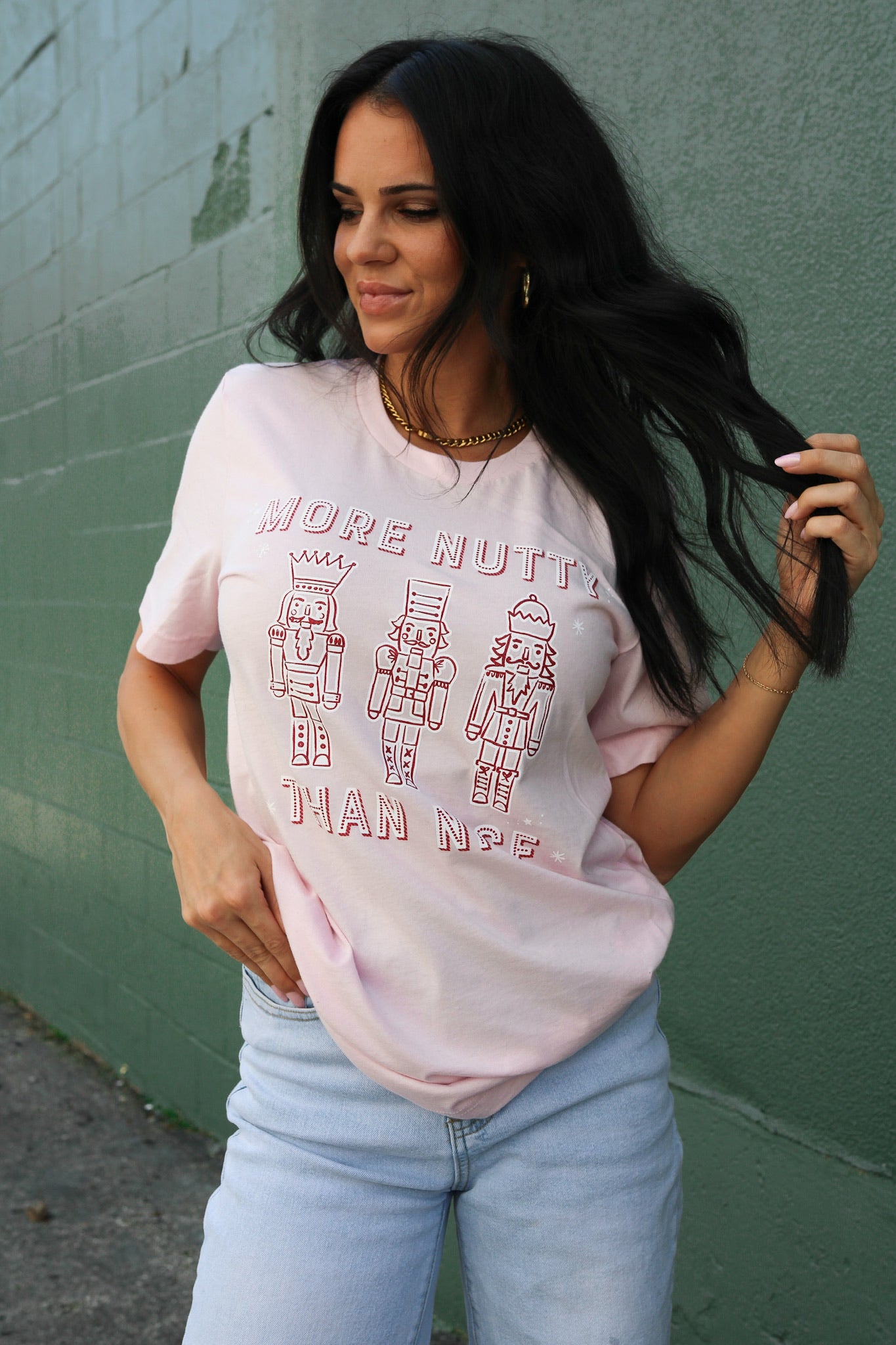 Nutty Nice | Pink | Short Sleeve