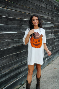 Howdy Pumpkin | Vintage White | Short Sleeve Tee