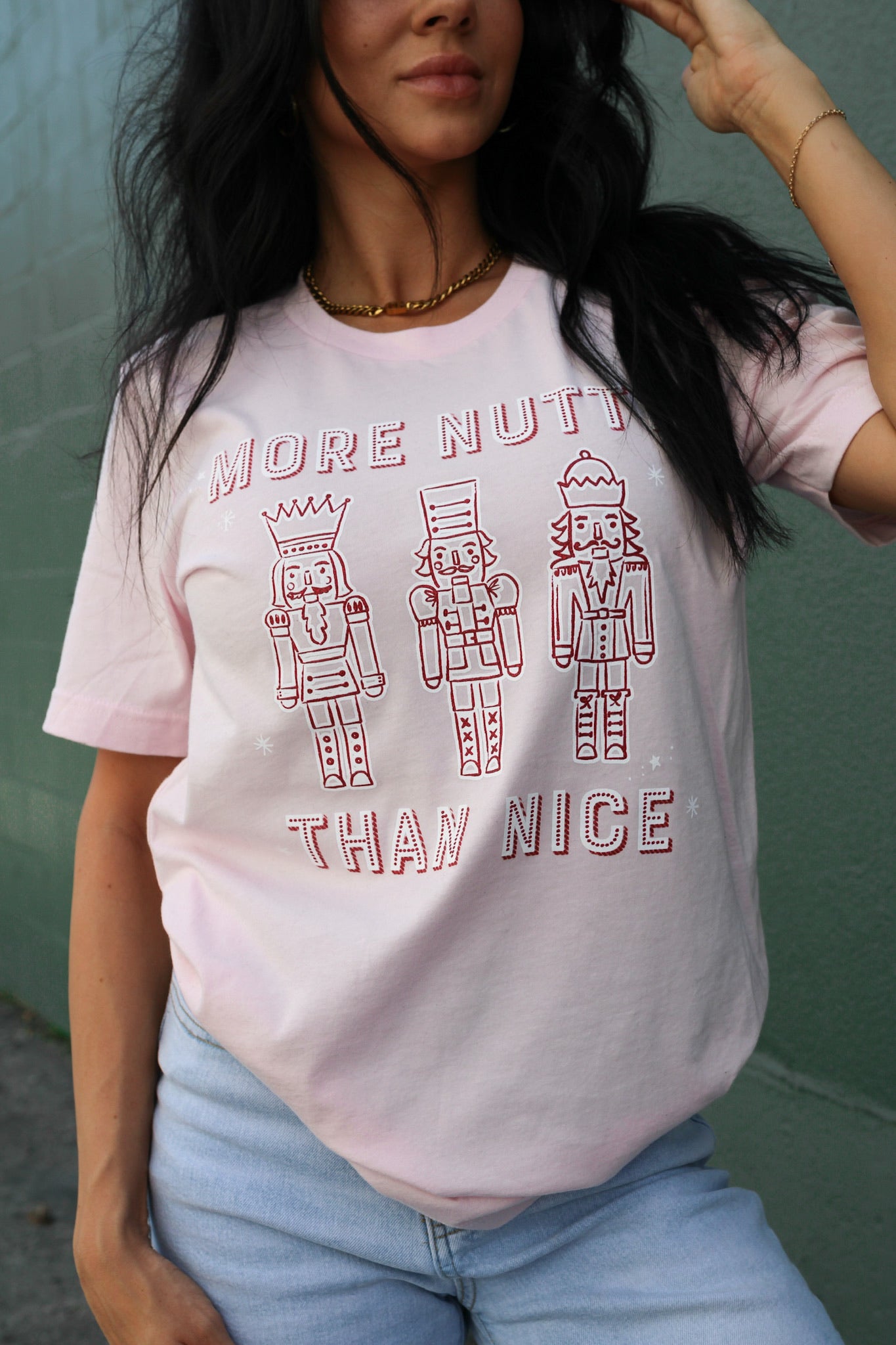 Nutty Nice | Pink | Short Sleeve