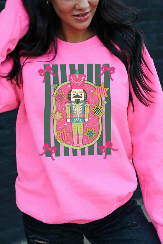 Nutcracker | Neon Pink | Sweatshirt