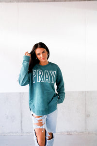 Pray | Emerald | Vintage Fleece