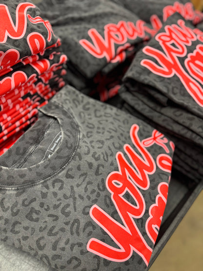 So Loved | Black Leopard |  Short Sleeve