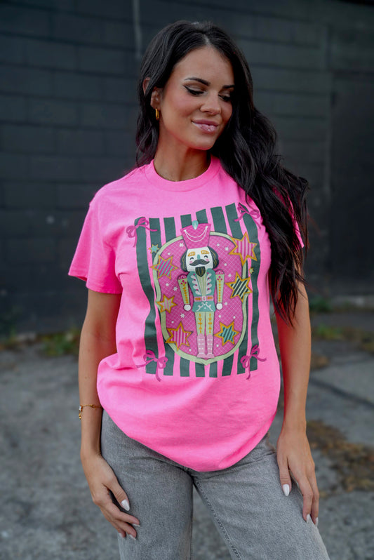 Nutcracker | Neon Pink | Short Sleeve Tee