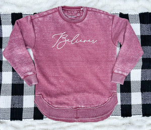 Believer | Vintage Crimson | Vintage Fleece