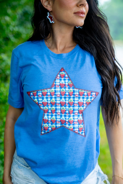 Red White & Berry | Columbia Blue | Short Sleeve